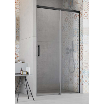 Door shower sliding Radaway Idea Black DWJ 150 Left, 148.7-151.2x200.5cm, profil black, glass transparent- sanitbuy.pl