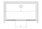 Door for recess installation Radaway Idea Black DWD 140x200.5cm, profil black, glass transparent- sanitbuy.pl