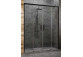 Door for recess installation Radaway Idea Black DWD 140x200.5cm, profil black, glass transparent- sanitbuy.pl