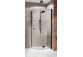 Corner shower cabin symmetric Radaway Essenza New Black PTJ 100x100 door right, profil black, glass transparent- sanitbuy.pl