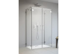 Door shower Radaway Arta DWD+2S 80x200 cm prodil chrome, glass transparent- sanitbuy.pl