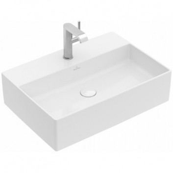 Villeroy & Boch Memento 2.0 Countertop washbasin 60x42 cm without overflow with coating CeramicPlus, white - sanitbuy.pl