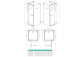 Door 1 hinged Radaway Euphoria KDJ+S 80 cm left with wall krótką - sanitbuy.pl