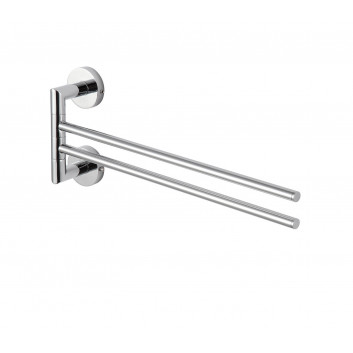 Reling for towels Stella Classic double prosty 45 cm , chrome- sanitbuy.pl