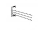 Hanger for towels Stella Classic trójramienny movable, chrome