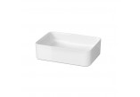 Countertop washbasin Cersanit Crea 50 rectangular, white- sanitbuy.pl