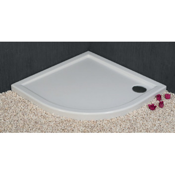 Shower tray Novellini Kali angle 80x80 cm, white- sanitbuy.pl
