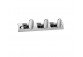 Listwa Stella dwa hooks fasolki, chrome- sanitbuy.pl