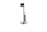 Stand Stella for toilet paper i szczotkę WC metalowy container, chrome