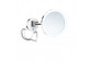 Cosmetic mirror Stella proste powiększenie 3x na przegubie, double ruchome arm, chrome- sanitbuy.pl