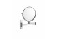 Cosmetic mirror Stella proste powiększenie 5x, swing, double ruchome arm, chrome- sanitbuy.pl