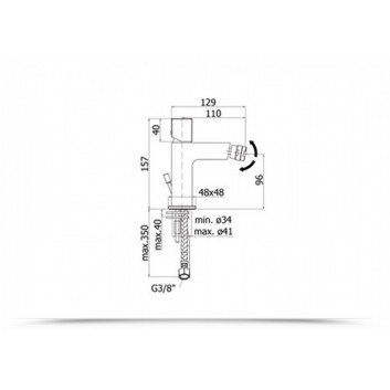 Mixer bath-shower Paffoni Level concealed thermostatic 3-way, chrome- sanitbuy.pl