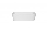 Washbasin Besco Assos countertop 40x50x15 cm, white