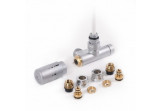 Set zintegrowany thermostatic kątowy z rurką zanurzeniową Terma, Prawy - chrome