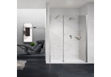 Cabin Novellini Young 2.0 G+F with side panel, transparent glass profil chrome- sanitbuy.pl