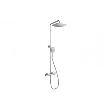 Shower set Ravak TD 10° wall mounted with head shower z mixer termostatyczną, chrome- sanitbuy.pl