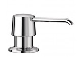 Soap dispenser Blanco Yano chrome, dł. 88 mm, montaż w zlewie lub blacie kuchennym