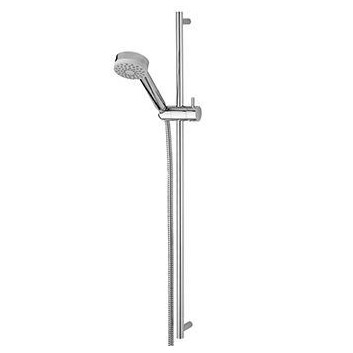 Shower rail Zucchetti Isyfresh with handset i wężem, chrome- sanitbuy.pl