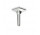 Arm Zucchetti Bellagio ceiling for showerhead 13cm, chrome