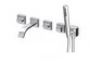 Mixer bath and shower Zucchetti Aguablu 5-hole concealed, External part- sanitbuy.pl