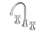 Washbasin faucet Zucchetti Agora 3-hole with aerator, chrome- sanitbuy.pl