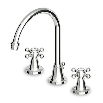 Washbasin faucet Zucchetti Agora 3-hole with aerator, chrome- sanitbuy.pl