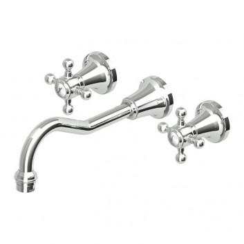 Washbasin faucet Zucchetti Agora tall 27,4cm 3-hole , chrome- sanitbuy.pl