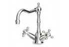 Washbasin faucet Zucchetti Agora standing 1-hole spout fixed zakrzywiona, chrome