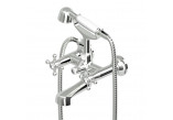 Bidet mixer Zucchetti Agora two-handle standing 1-hole, chrome- sanitbuy.pl