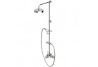 Shower set Zucchetti Agora mixer thermostatic overhead shower round 21cm, chrome