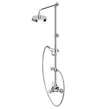 Shower set Zucchetti Agora overhead shower round 21cm, chrome- sanitbuy.pl