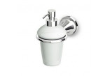 Holder Zucchetti Agora with cup wall mounted ceramic, chrome- sanitbuy.pl