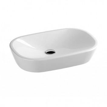 Washbasin Moon 2 white without overflow- sanitbuy.pl