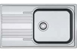 Zlewozmywak Franke Smart SRX 611-86 XL for built-in, jednokomorowy, 86x50 cm - stainless steel, jedwab