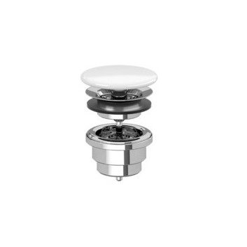 Villeroy & Boch VENTICELLO Niezamykany drain do umywalek without overflow, color weiss alpin