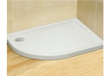 Acrylic shower tray Radaway Tasos Plus E 100x80 cm angle prawy 