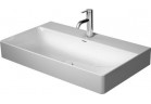 Vanity washbasin Duravit DuraSquare, 80x47, with tap hole, white