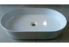 Countertop washbasin Cielo Shui 60x38 cm, white 
