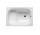 Bathtub rectangular Roca Contesa 100x70x39 cm steel z siedziskiem, white 