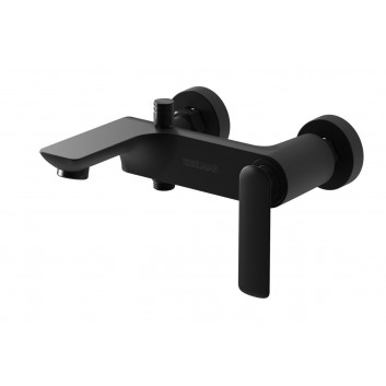 Bath tap Kohlman Experience, wall mounted, black mat