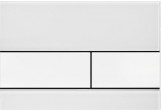 Flushing plate TECEsquare do WC - glass white, Flush plates white