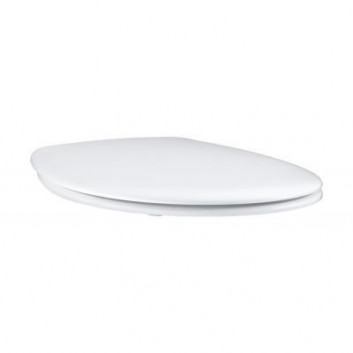 Toilet seat Grohe Bau Ceramic, with soft closing, white