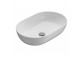 Countertop washbasin Globo T-Edge, 60x41cm, white
