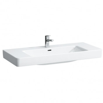 Washbasin single Laufen Pro S, 105x46, battery hole, Laufen Clean Coat, white