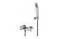 Bath tap Paffoni Elle, wall mounted, with shower set, black mat