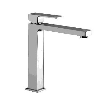 Washbasin faucet Paffoni Elle, pionowa, without pop, black mat