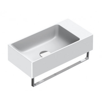 Wall-hung washbasin lub countertop CATALANO VERSO 50x25 white mat