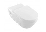 Bowl washdown model VITA with coating Ceramic Plus Villeroy & Boch Architectura 37 x 70 cm, white Alpin,