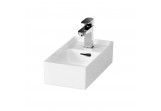 Vanity washbasin Cersanit Crea, 40cm, z overflow, white