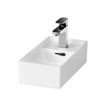 Washbasin Cersanit Crea, 40cm, z overflow, white